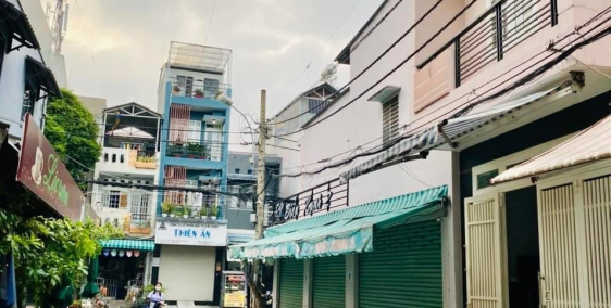 bán nhà 3 tầng đường lê sát, hẻm xe hơi 8m, 37m2 chỉ 5.9 tỷ, sổ nở hậu