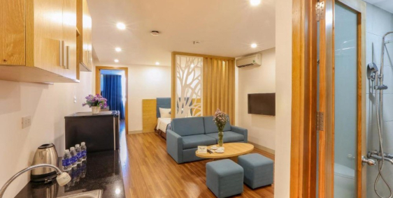 Cho Thuê Khách sạn 3* 45p 7 tầng gần biển Mỹ Khê 220tr