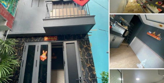 Bán nhà đẹp đường Tân Hòa Đông, Q6, 14m2, 2.5x5.8, 3 tầng, 2PN, giảm còn 1.39