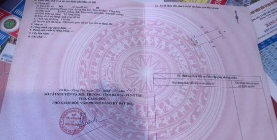 (HOT HOT) Chỉ từ 900TR/nền ĐẤT TTHC PHÚ MỸ bao sang tên bao check quy hoạch.