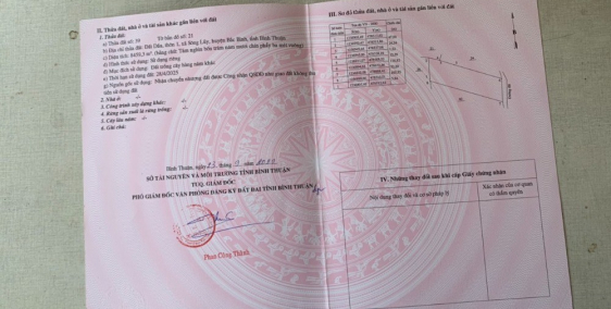 Bán 2 lô đất sào sông luỹ liền nhau 1,2 tỷ cách farm, đ. trần khánh linh 400m