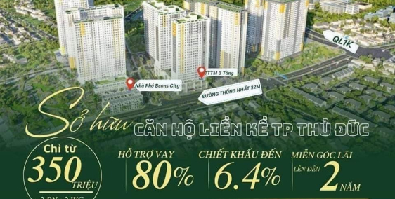 Mua nhà chỉ từ 350 triệu - Nhận nhà ngay Làng Đại học Thủ Đức