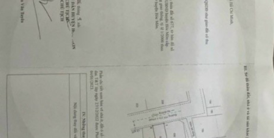 Lô đất TTT 17, Thới Tam Thôn, Hóc Môn đến 80m2 SHR giá 585tr