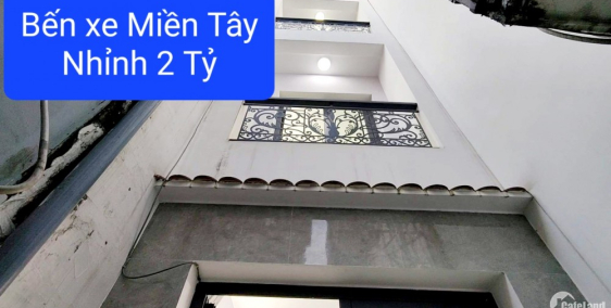 Nhà chính Chủ 2.25 tỷ / Kinh Dương Vương An Lạc  ngay Bến xe miền Tây