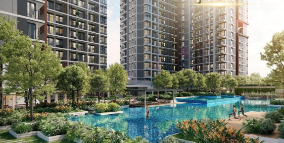 Căn hộ mặt tiền đường lò lu - giá GĐ1 tt chỉ 150tr ( 5%) ký HĐMB -hỗ trợ vay 80%