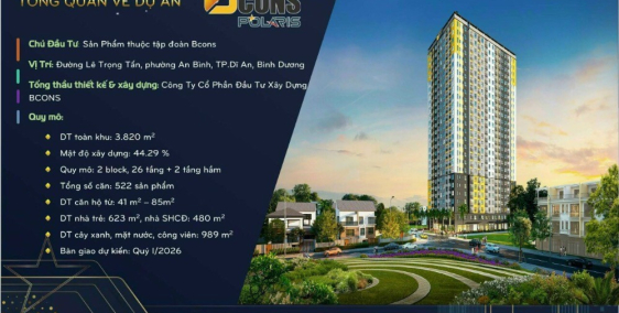 Siêu phẩm bcons polaris mặt tiền đường Lê Trọng Tấn, booking ngay chọn căn đẹp