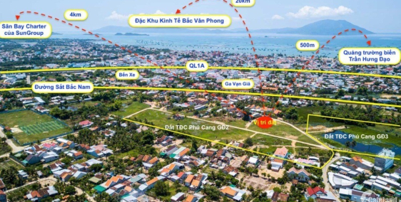 Giá tốt - Bán cặp góc ngay trung tâm thị trấn Vạn Giã - Khu kinh tế Vân Phong