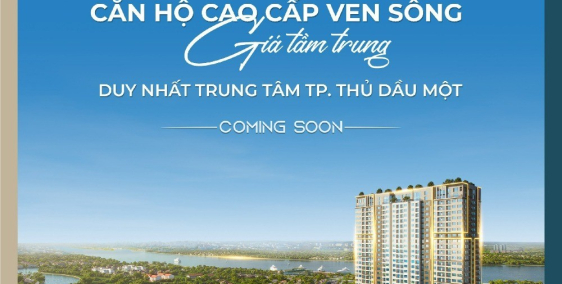 Căn hộ cao cấp Thủ Dầu Một ven sông Sài Gòn 2 phòng ngủ chỉ từ 1,2 tỷ căn 46m2