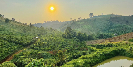 Bán gấp lô đất sát Hồ- suối 1hec7 giá 100tr/xào- sổ sẳn tại Quãng Sơn ĐakNong