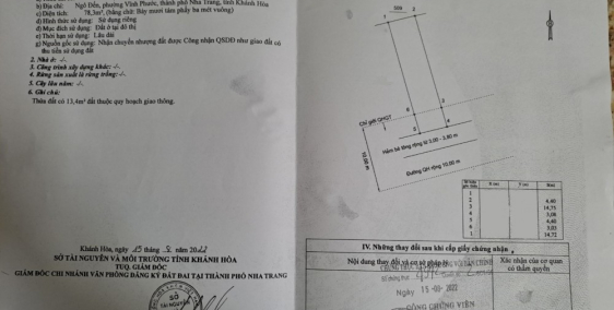 Bán nhà 3 tầng ở Ngô Đến, Vĩnh Phước chỉ 3 tỷ 990tr