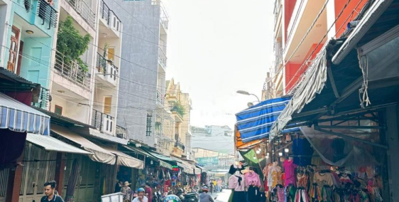 SIÊU HẤP DẪN 17 TỶ - 14.9TỶ ĐỂ CHỐT - Mặt tiền chợ căn cứ 26 đúc 1trệt 5 LẦU