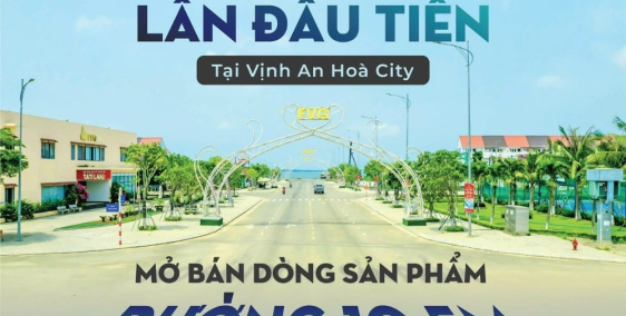 Vịnh An Hoà Đường 10m5 - Thanh Toán Trước 619 Triệu. Lh PKD: 0911 301 067