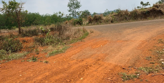 Bán miếng vườn đẹp, sổ riêng, giá 360 triệu/2080 m2, mặttiền đường nhựa đi huyện