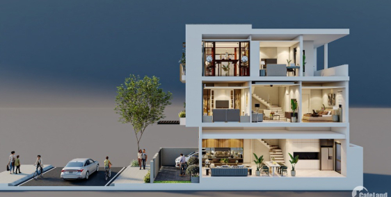 Bán Nhà 4 Tầng Mặt Tiền Đường 26M Gần Siêu Thị Nhật Aeon Mall Chỉ 2,5 Tỷ