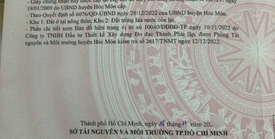 Bán Nhà cấp 4 mới xây,đường Đỗ Văn Dậy, xã Tân Hiệp, huyện Hóc Môn. SHR 92m2 giá