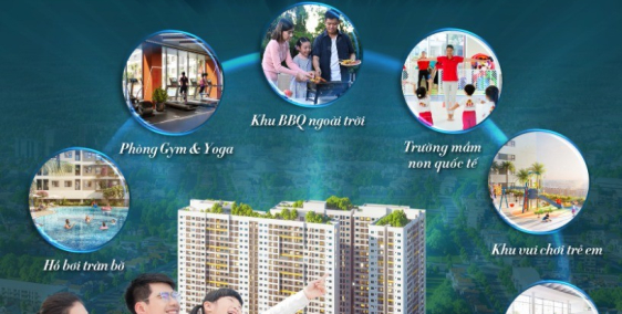 Căn hộ cao cấp Tp.Thuận An, Bình Dương - Sở hữu căn hộ riêng bằng giá thuê hàng