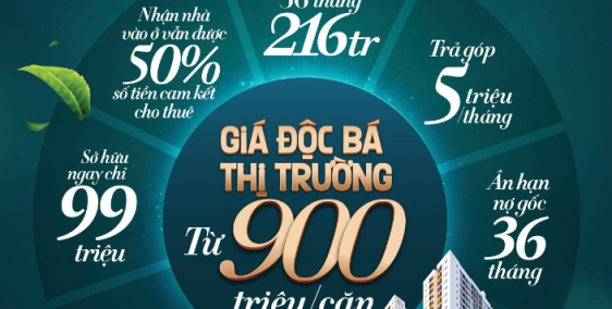 99tr có ngay căn hộ LEGACY PRIME TT Thành phố Thuận An, Bình Dương.