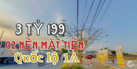 Nền mặt tiền quốc lộ 1a - đoạn chợ Cái Tắc