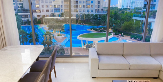 Bán căn hộ 3 phòng ngủ giá tốt Đảo Kim Cương 117m2 trực diện hồ bơi