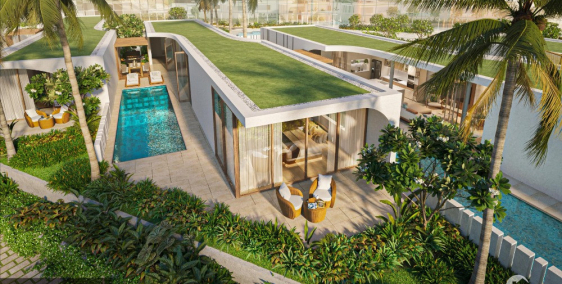 Biệt thự biển Ixora, 344m2, 2 lầu 3PN, hồ bơi riêng, view biển. 29.5 tỷ