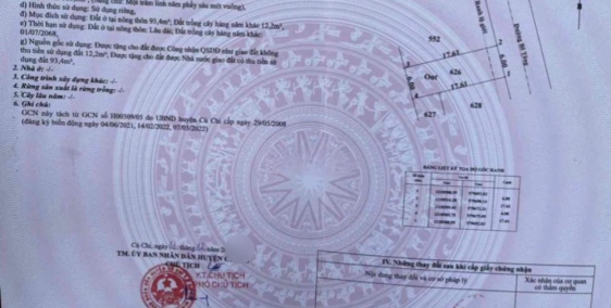 Cắt lỗ 615tr lô đất ngay Nguyễn Thị Đệt (6x18m2), Nhuận Đức, Củ Chi, Sổ Sẵn.