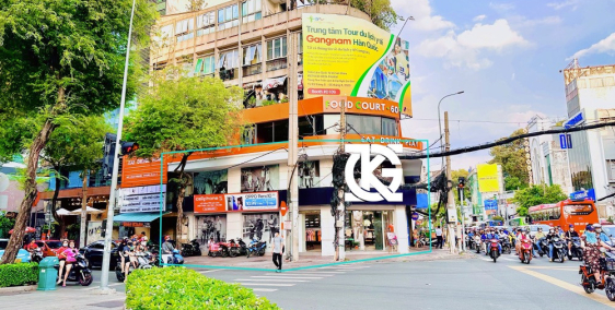 Cho Thuê Nhà GÓC 2 Mặt Tiền 60 - 62 CMT8 + Võ Văn Tần, Quận 3 ( 15x15m )