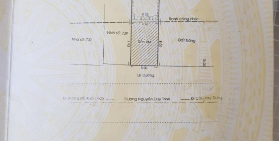 Bán nhà mặt tiền hướng Nam -  đường Nguyễn Duy Trinh 110m2, giá 17 tỷ, SHR chính