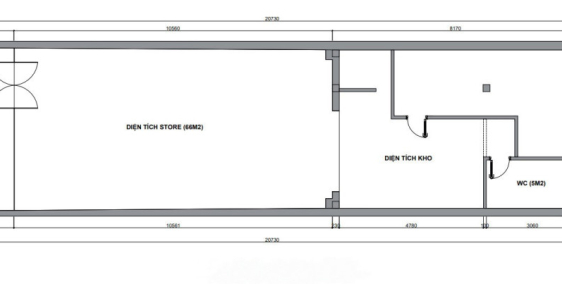 Cho thuê mặt bằng 120m2 mặt tiền Võ Văn Ngân Bình Thọ