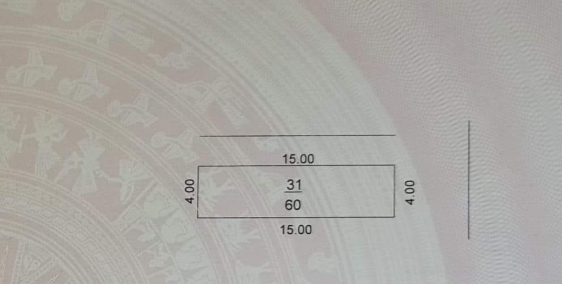 60m2 Vân trì, vân nội kích thước vuông đẹp giá cự kỳ tốt