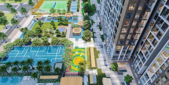 Vinhome smart city, bán cắt lỗ căn hộ 1 ngủ 1 + 1, full nội thất cao cấp - 43,5m