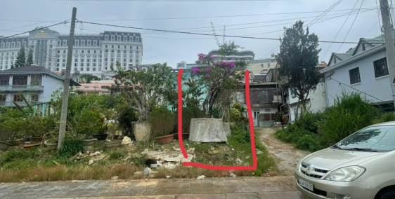 Bán đất KQH Phạm Hồng Thái Đà Lạt lô G39