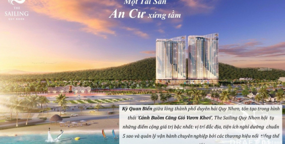 The Sailing Quy Nhơn - Căn hộ cao cấp với view biển ngay trung tâm