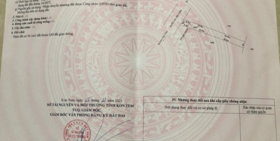 Cần bán lô đất tại quốc lộ 14B, thôn képram