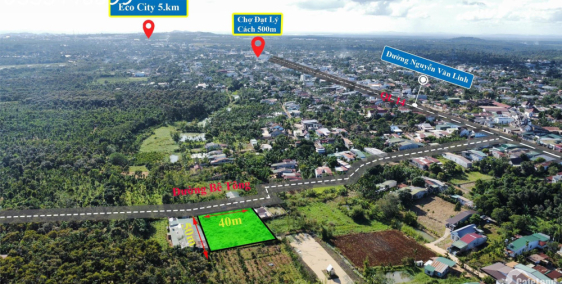 Bán đất 1900m2 chỉ 1ty350 xã Hoà Thuận Tp. Buôn Ma Thuột