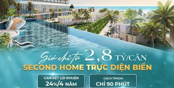 Căn 1PN Ixora Hồ Tràm, 2,8 tỷ, cho thuê 15-17tr/tháng. Cam kết 6% trong 4 năm