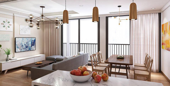 Bán căn góc 4PN 150m² chung cư Amber Riverside 622 Minh Khai view sông