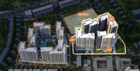 Giỏ hàng nội bộ Akari City thanh toán từ 700 triệu căn 2PN CK đến 300triệu