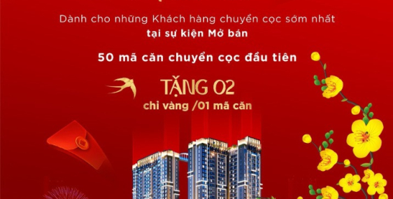 Sự kiện cuối cùng "ƯU ĐÃI ĐẶC BIỆT" - HAPPY SURPRISE trước khi giao nhà
