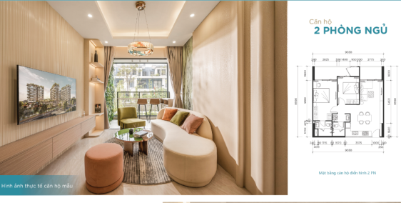 Căn hộ mặt tiền Tô Ngọc Vân TP Thủ Đức 2PN 80m2