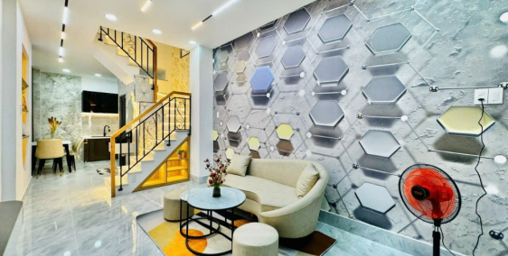 Nhà đẹp Nguyễn Tư Giản, P.12, Gò Vấp, 3x10m, 2 lầu, Full nội thất = 4.15 tỷ