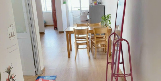 Bán căn góc 80m2, 2PN, 2 ban công CC bình giã Resident, đầy đủ nội thất