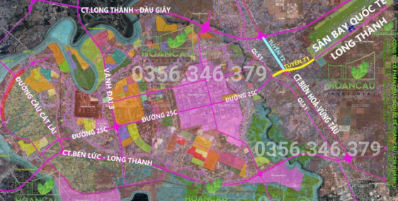 Bán cụm đất TMD, ngay mặt tiền 25C vào cổng chính sân bay Long Thành