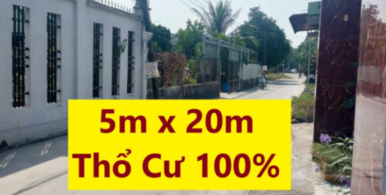 Đất 5x20m, Thổ cư 100%, cách TL824 đúng 50m (Cát Tường Phú Nguyên)
