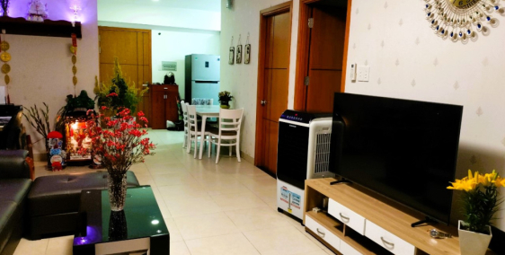 Bán căn hộ 80m2 2pn full nội thất tầng cao chung cư Linh Tây