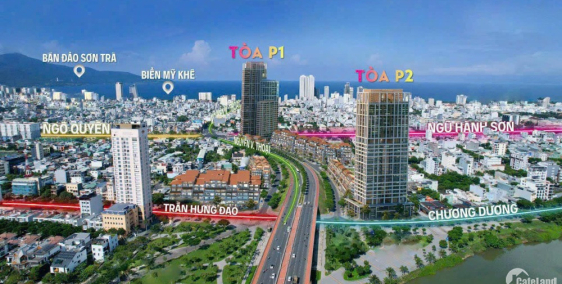 Căn hộ cho người nước ngoài sở hữu tại Đà Nẵng ngay cầu Trần Thị Lý CK 21%