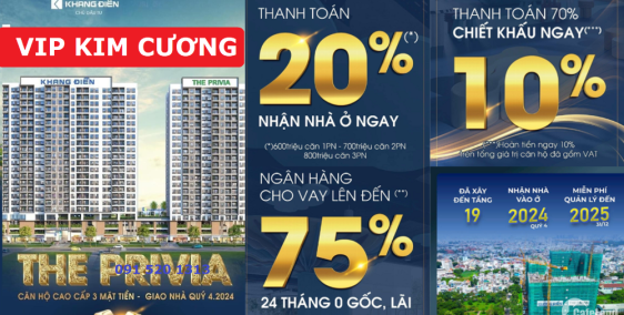 THE PRIVIA | BÌNH TÂN CĂN HỘ 1PN-2PN-3PN TỪ 2.7 TỶ, CK 10%, BÀN GIAO QUÝ 4/2024