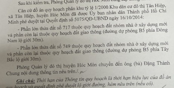 Tôi chính chủ, bán ĐẤT NÔNG NGHIỆP xã Tân Hiệp, H.Hóc Môn HCM, 5900mvuông