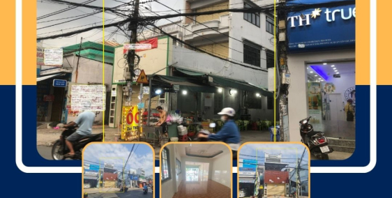 Cho thuê nhà 2 Mặt Tiền Phan Huy Ích 125m2, 2LẦU, 45 triệu