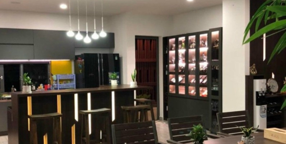 Cho thuê VILLA Nghĩ dưỡng 2 Tầng khu VIP D2D có sẵn nội thất, Gần Mầm non Á Châu