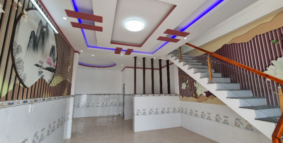 Bán Gấp Nhà Mới 1 trệt 1 lầu, Thổ Cư 100% Sổ Riêng Sẵn, Gần Làng Bưởi Năm Huệ